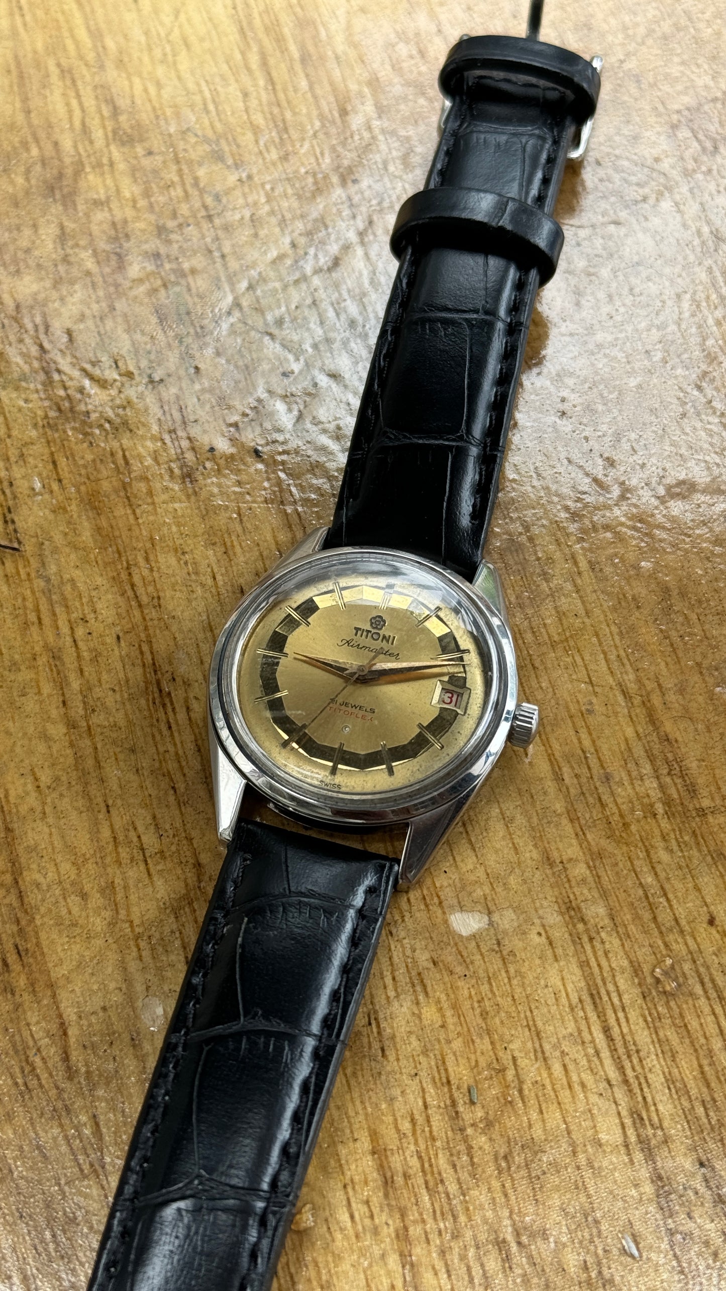 Pre Owned Vintage Titoni Air Master - Manual Winding