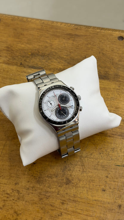 Pre Owned Swatch Irony Silvernow - Chronograph