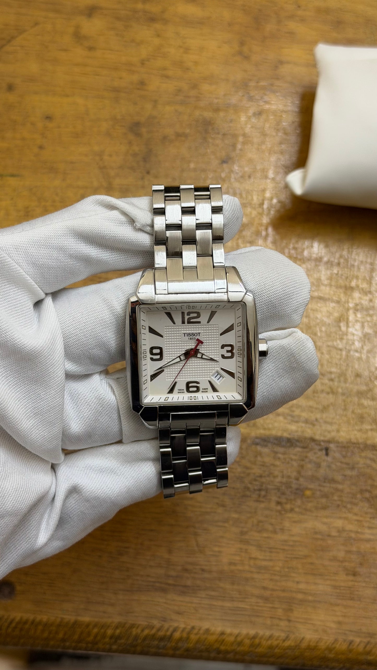 Pre Owned Tissot Square Quartz Watch