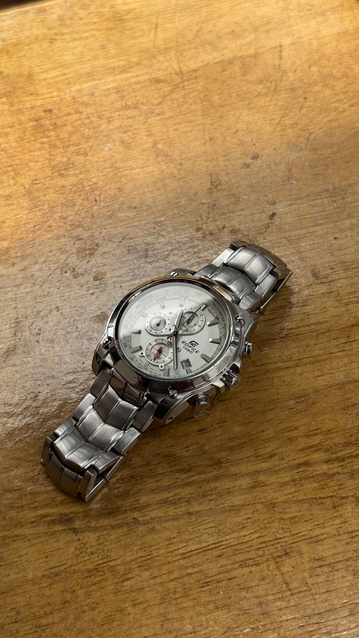 Pre Owned Casio Edifice Chronograph Watch