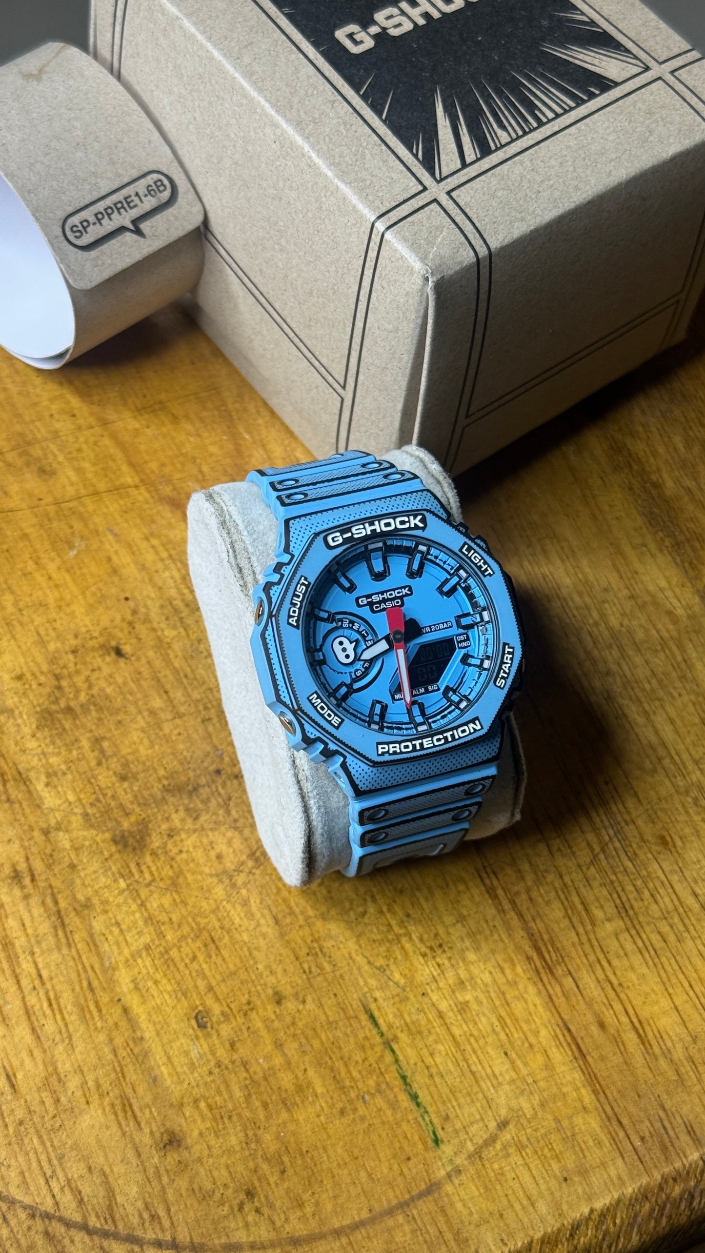 Pre Owned Casio GA-2100MNG-2A (Blue Manga Theme)