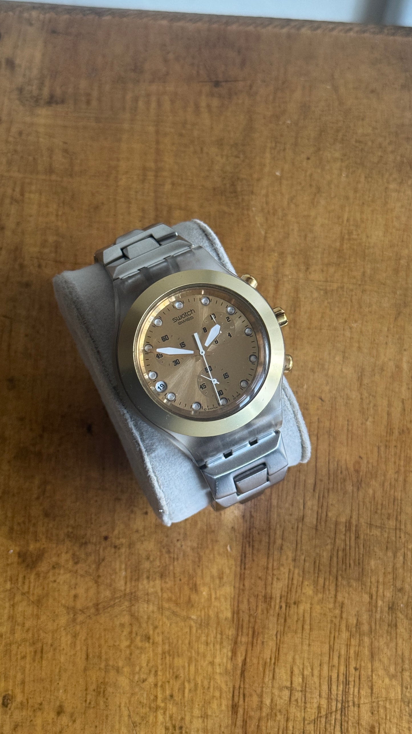 Pre Owned Swatch Irony Chronograph Watch