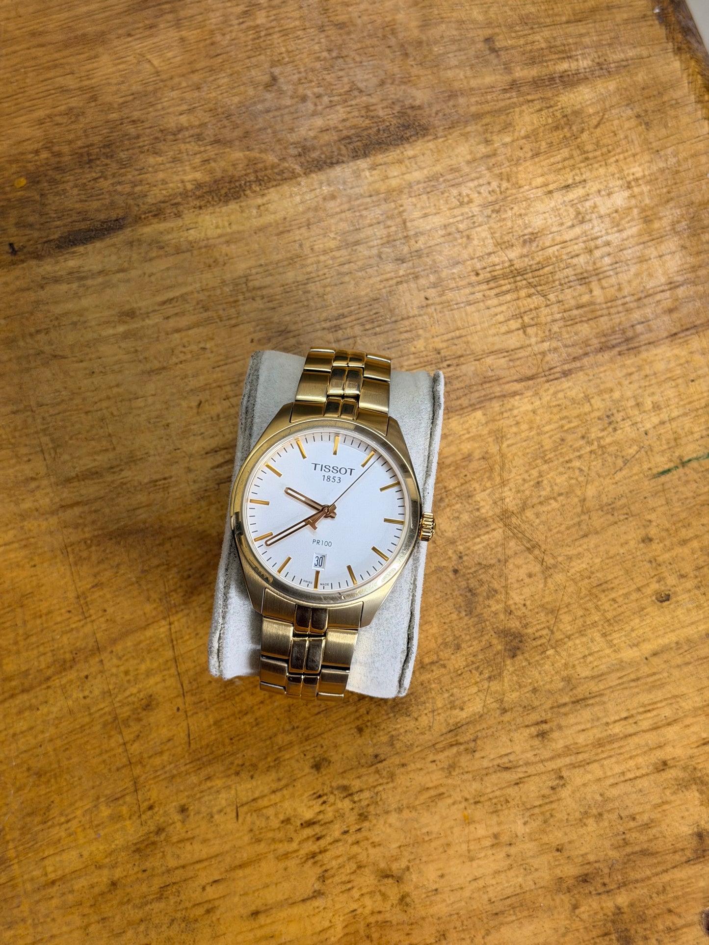 Pre Owned Tissot PR100 - Gold Stainless Steel PVD coated watch