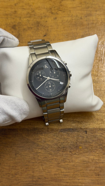 Pre Owned CK chronograph watch