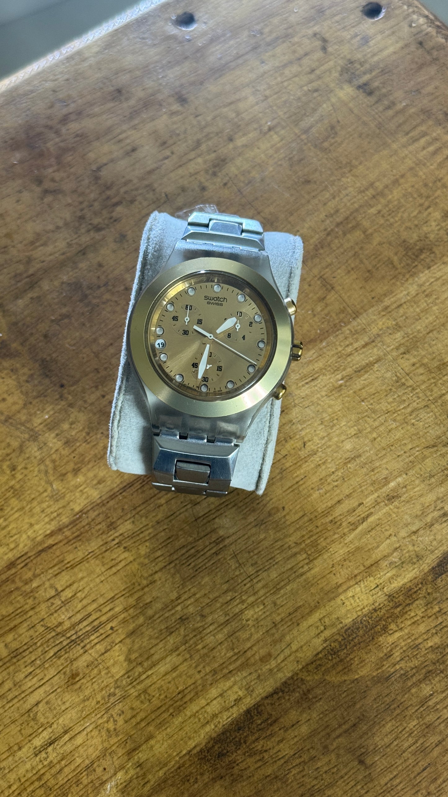 Pre Owned Swatch Irony Chronograph Watch