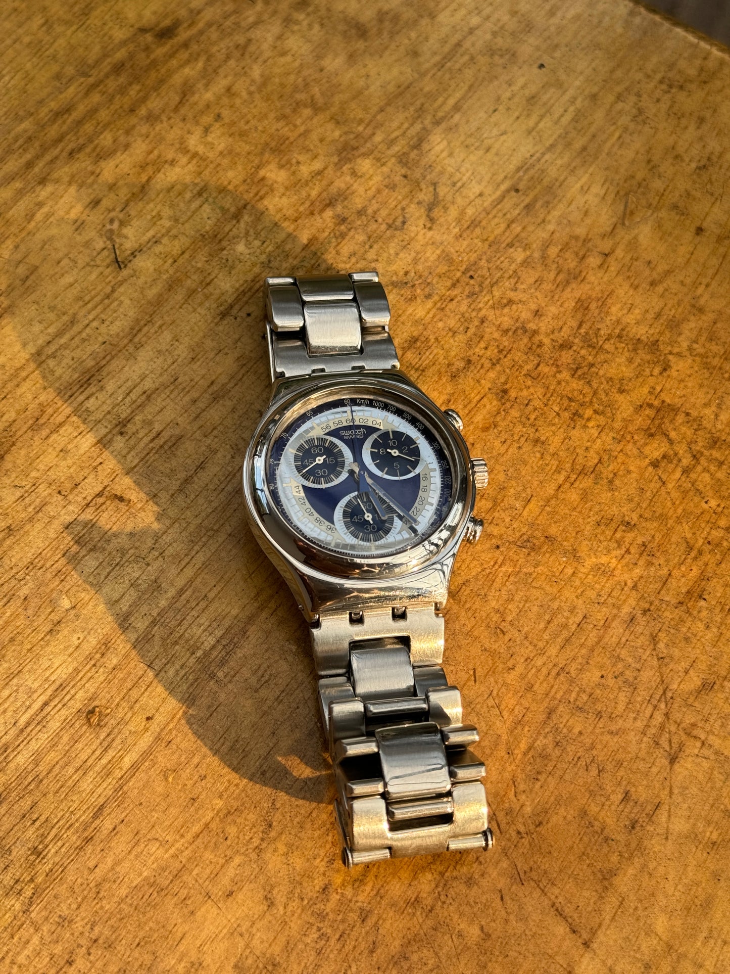 Pre Owned Swatch Chrono YCS102