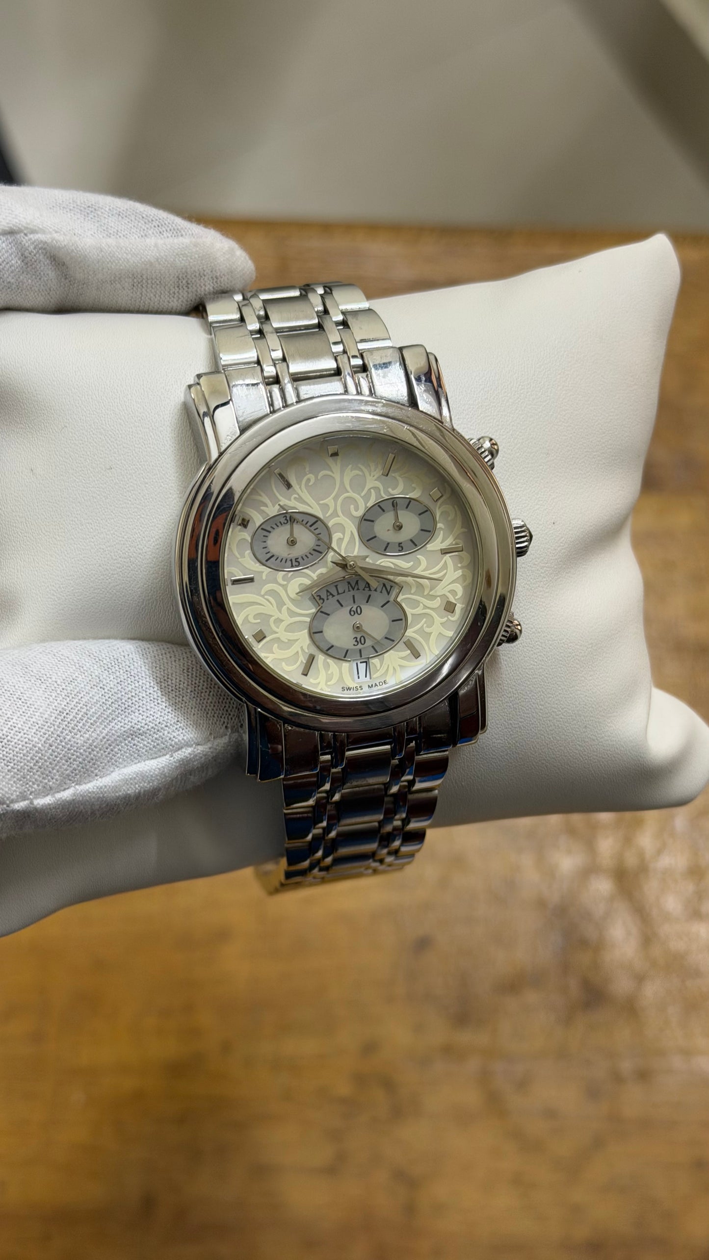 Pre Owned Balmain chronograph Watch