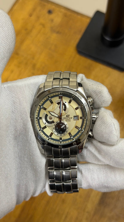 Pre Owned Casio Edifice Chronograph Watch