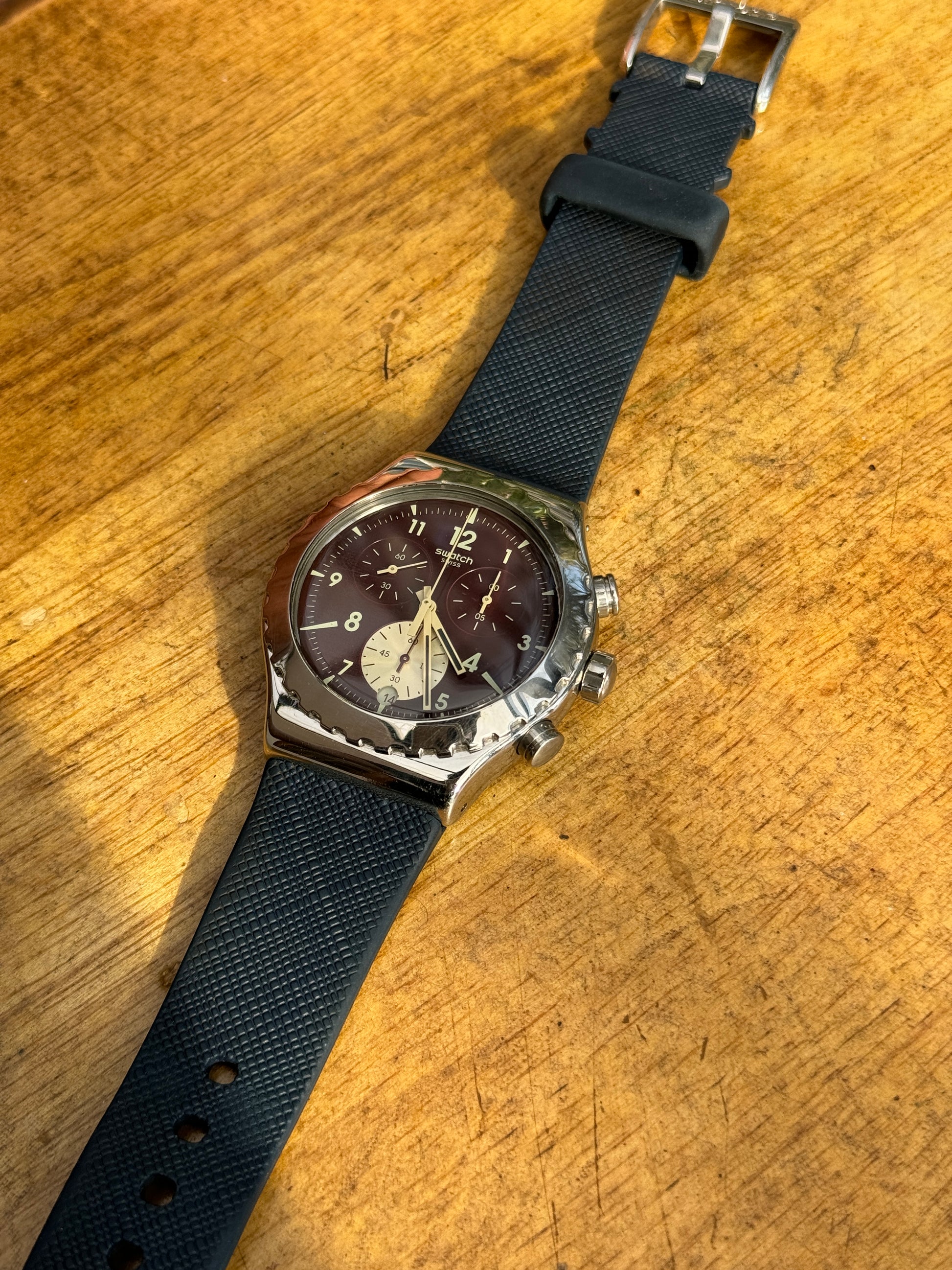 Pre Owned Swatch Chronograph – THEWATCHPROJECTS - Main Image