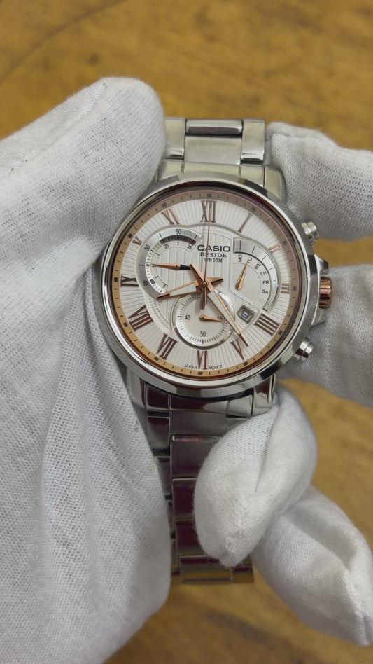 Pre Owned Casio Beside Chronograph Watch