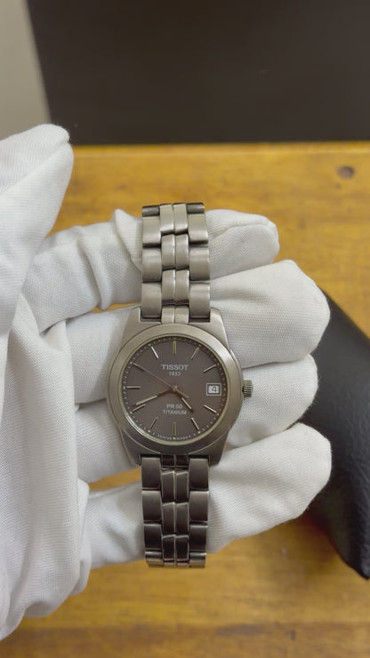 Pre Owned Tissot Titanium Quartz Watch