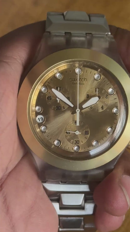 Pre Owned Swatch Irony Chronograph Watch