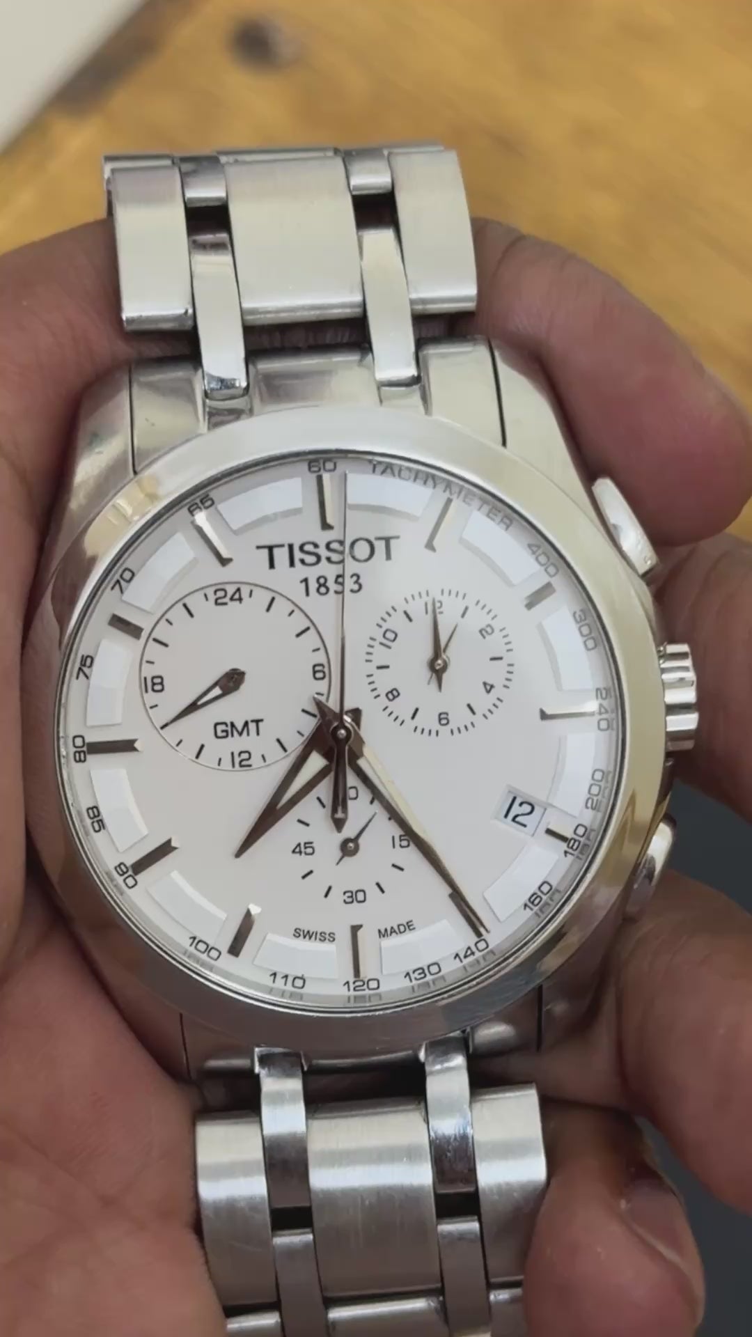 Pre Owned Tissot Couturier GMT Chronograph Watch – THEWATCHPROJECTS