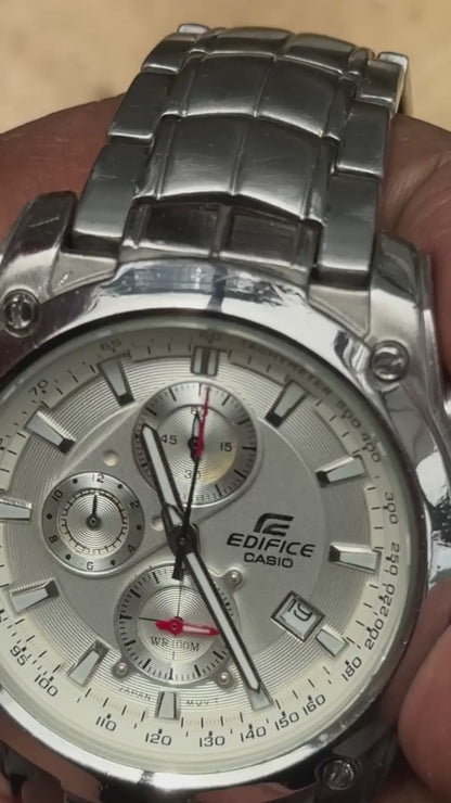 Pre Owned Casio Edifice Chronograph Watch