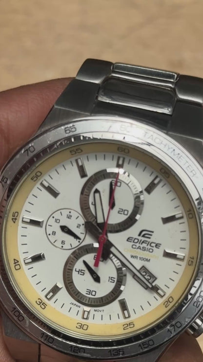 Pre Owned Casio Edifice Chronograph Watch